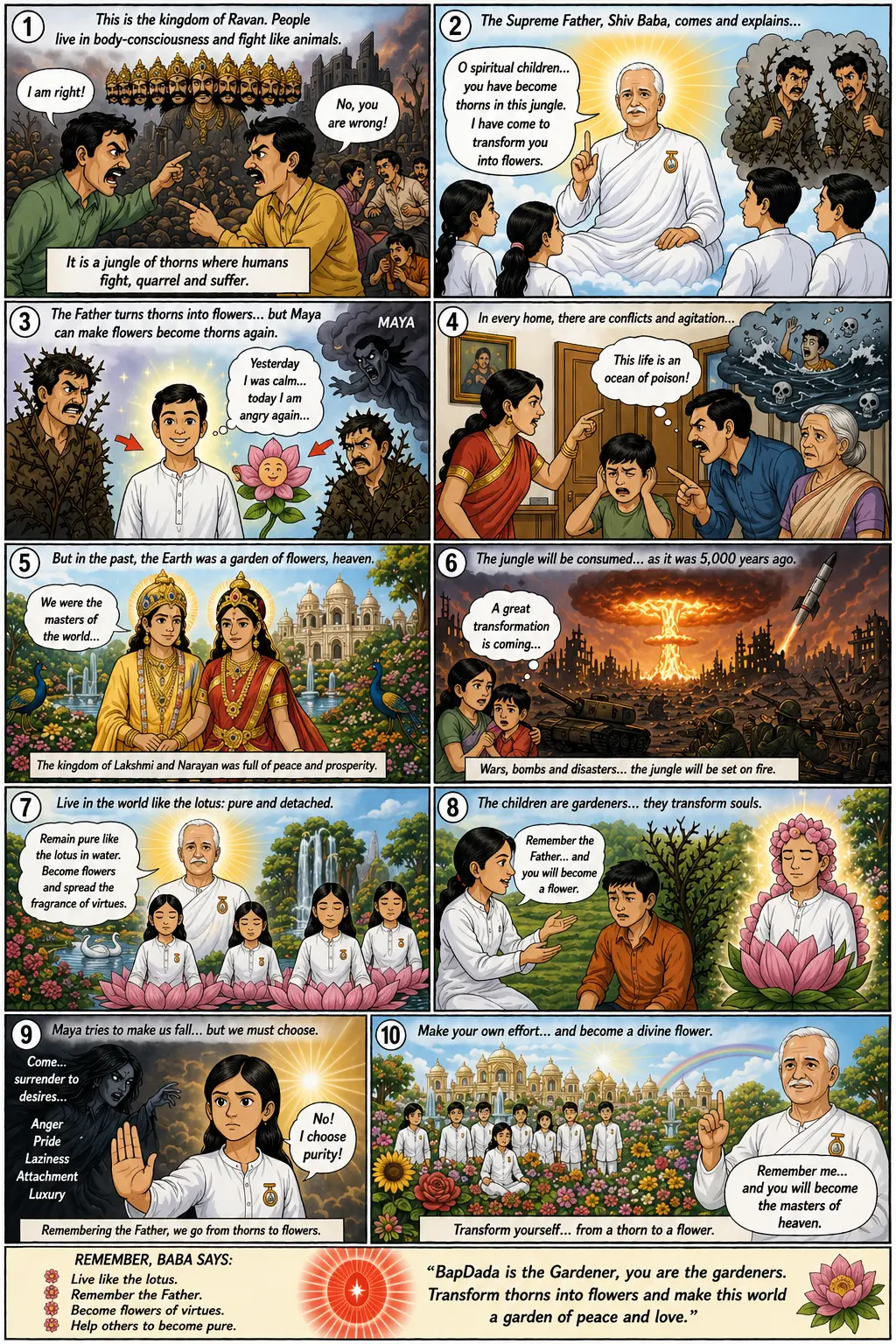 Lecture illustrée du murli