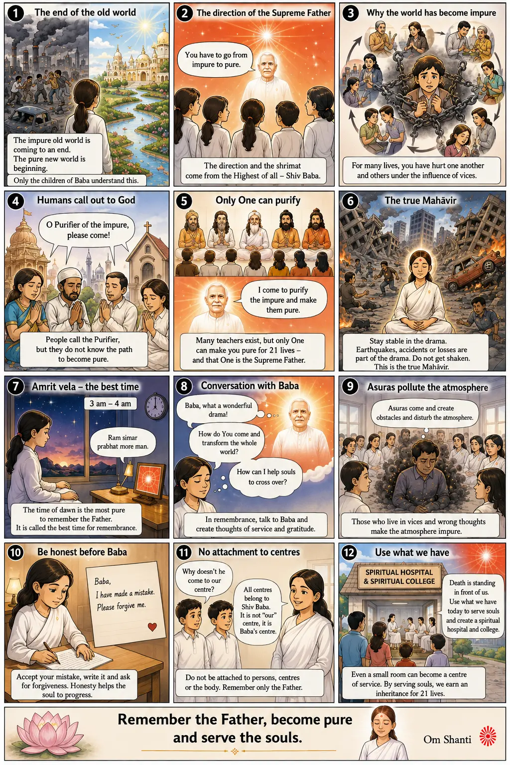 Lecture illustrée du murli