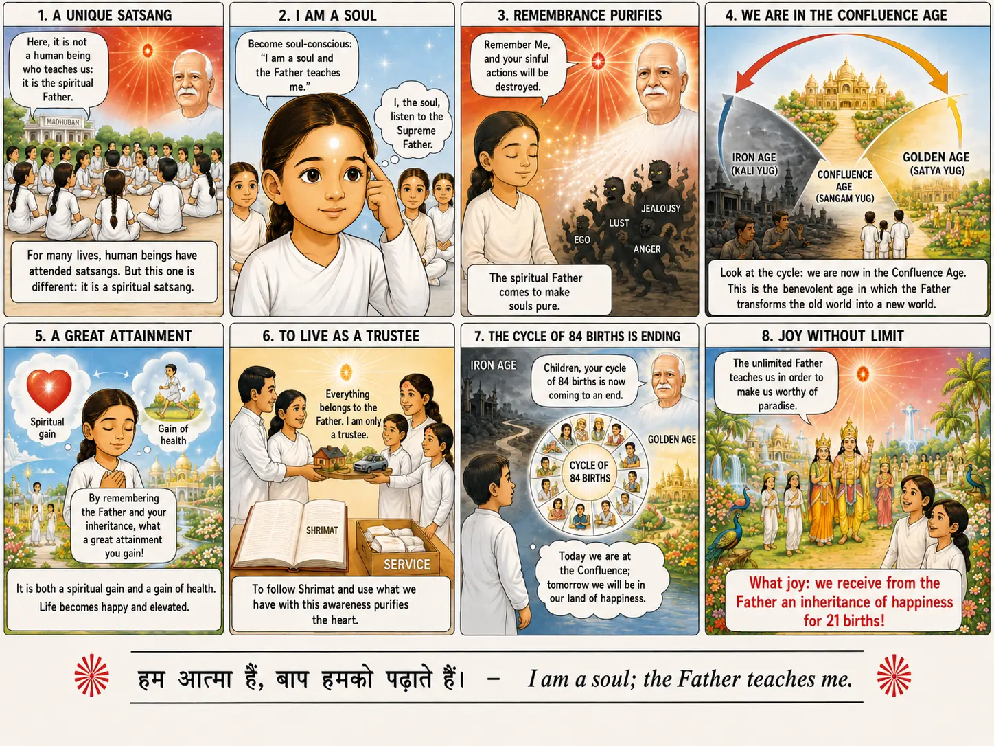 Lecture illustrée du murli