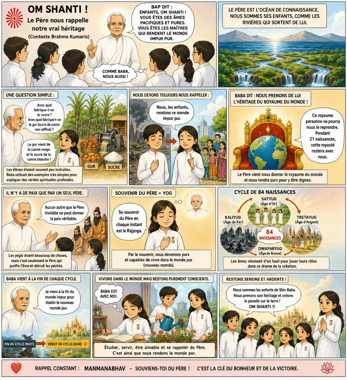 Lecture illustrée du murli